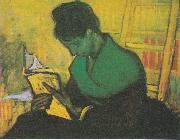 Vincent Van Gogh Woman reading a novel painting